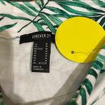 Forever 21 White Plant Pattern Long Bodycon Pencil Skirt Photo 2