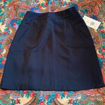 Harvé Benard Harve Bernard Navy Blue A Line Skirt NWT Photo 1