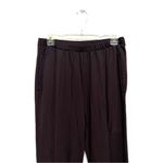 Eileen Fisher Dark Purple Tencel Pull on Straight Leg Lounge Pants Size Small Photo 1