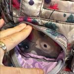 LUG MINI PUDDLE JUMPER Grey watercolor floral TRAVEL BAG Gray Photo 3