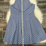 Altar'd State Altar’d State Blue and White Embroidered Floral Mini Dress Photo 5