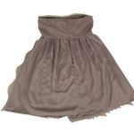 Doe & Rae Strapless Ruffle Dress, Taupe, Medium Photo 1