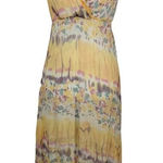 Louise Orop Sheer‎ Cover Up Dress Small Short Sleeve Boho Resort Photo 0