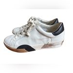 Dolce Vita White and Black Sneakers Size 8.5 Leather EUC‎ Photo 1