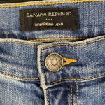 Banana Republic  Mid-Rise Girlfriend‎ Women's Size 0 Blue Cotton Denim Jeans Photo 4
