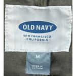 Old Navy  Canvas Field Jacket Women's M Olive Green Zip Gorpcore Pockets Military Photo 2