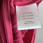 Johnny Was Maxi Dress Womens XS Pink Tye Pleated Midi Feminine Romantic Bohemian Photo 7