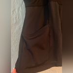 Athleta PR Tennis Racerback Support Tank, Black, Built In Bra; size S Photo 4