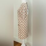 Nicole Miller Tan and Cream Knit sweater dress mid century vibes New women XS Photo 3