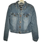 Vintage Squeeze Jeans Jean‎ Jacket Blue Size L Photo 0
