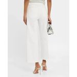 Paige  Sasha Wide-Leg Ankle Jeans White NWOT Size 27 Photo 2