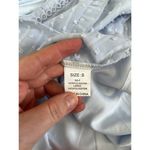 NWOT Women's sky blue chiffon boho short sleeve shirt size small‎ Photo 5