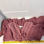 Rachel Zoe Embroidered Boho Peasant Mauve Medieval Princess LOTR Western Women M Photo 4