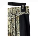 ZARA  Skirt Women Small Black Snake Print Pleated Midi Whimsigoth Streetwear Photo 3