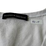 Brandy Melville  White V-Neck Tank Top Women One Size | 45-15 Photo 3