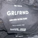 GRLFRND  The Stella Black Denim Skirt size 24 Photo 8