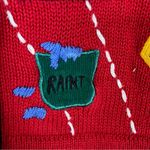 OHI | Vintage Christmas Sweater Nutcracker Santa's Workshop Toys Black Size M Photo 2