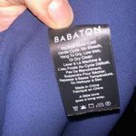 Babaton Aritzia Wallace navy chiffon flowy wrap mini dress Photo 6