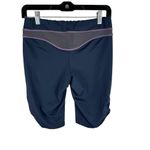 Title Nine Gray Stretchy Elastic Waist Ruched Athletic Bike Shorts Size S Photo 1