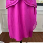 Vintage Constance Saunders Silk Jacket Wrap Skirt Raspberry 10 Pink Photo 5