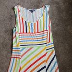 Peter Som  Multicolor Striped Sleeveless Maxi Dress SIZE M Photo 2