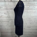 Diane Von Furstenberg  Zarita Mini Dress Lace Overlay 3/4 Sleeves Scalloped Hem Photo 8