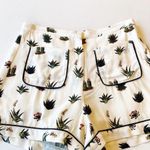 Topshop Cactus Print High Waisted Shorts Photo 3