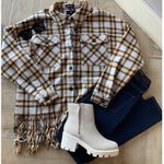 Dear John  Plaid~Studded FALON Shacket Photo 1