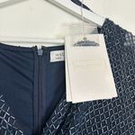 Mac Duggal  Beaded Butterfly Sleeve Column Gown in Midnight Size US 6 NWT Photo 5