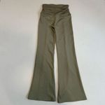 Free People Movement Olive Flare Pants XS High Rise Split Hem Lounge Yoga Boho A Photo 1