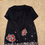 French Connection  Strapless Mini Dress Sequin beaded Embellished Party Black‎ 8 Photo 7