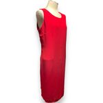 Studio I Sleeveless Shift Dress Red 18 Photo 3