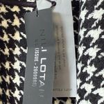 🆕 NILI LOTAN Kidman Houndstooth Virgin Wool Trench Coat in Black/White Sz L Size L Photo 5