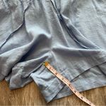 Gap  blue linen drawstring‎ pants Photo 1