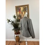 Jaclyn Smith Women's Suit Blazer 8 Collar Lapel Notched Gray Long Sleeve Pocket Photo 4