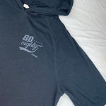 80 Eighty Hoodie Tshirt Black Size M Photo 5