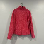 Sweaty Betty  Rest Up Sweatshirt Tulip Red 1/4 Zip Pullover Textured US 12 Photo 3