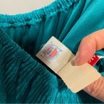 Vintage 70’s aquamarine lace top pleated maxi boho magical mermaid dress Blue Photo 5