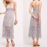 Elliatt Anthropologie  Tingle Lace Overlay Midi Dress in Lilac Photo 11
