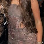 Edikted  Set Leopard Print Top & Mini Skirt Photo 3