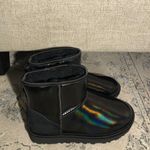 UGG  Classic Mini Iridescent Boot Black Photo 1