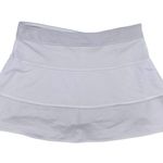 Sweaty Betty Womens Tennis Skirt Athletic Skort Size Medium White Pleated Preppy Photo 0