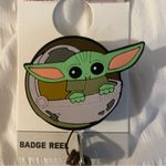 Disney  Star Wars Grogu Badge Reel NWT Photo 1