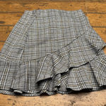 Soprano  Women's Short‎ Flare Skirt - Plaid Ruffle Size Small Photo 0