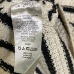 Loft  Women's‎ Sweater Sz S Black White Striped Long Sleeve Crew Neck Photo 6