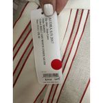 Audra Official Designer Linen Holiday Striped Mini High End Skirt Size 6 Photo 4