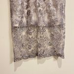 Tadashi Shoji  Dress Emma Paillette Embroidered Lace Sequin Sparkle Size 6 Photo 4