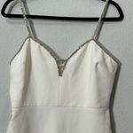 Likely NEW Britta Gown White Silver Straps Back Slit Regular Price $439.00 Sz 10 Photo 6