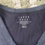 Grey V Neck T Shirt Gray Photo 3