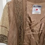 Moschino Vintage 1990s Western Tan Suede Leather Bolero Jacket EUC Sz 8 Photo 13